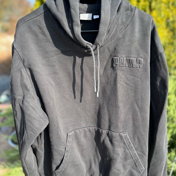 Mens Xxl Puma Black Drawstring Hoodie great condition - Picture 3 of 7